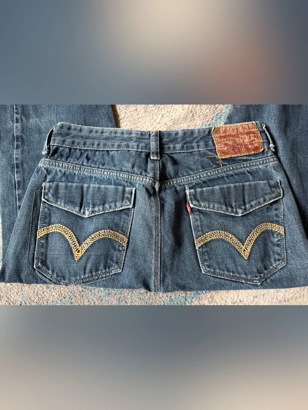 Boys Size 18 Levi's 514 Blue Slim Straight Jeans